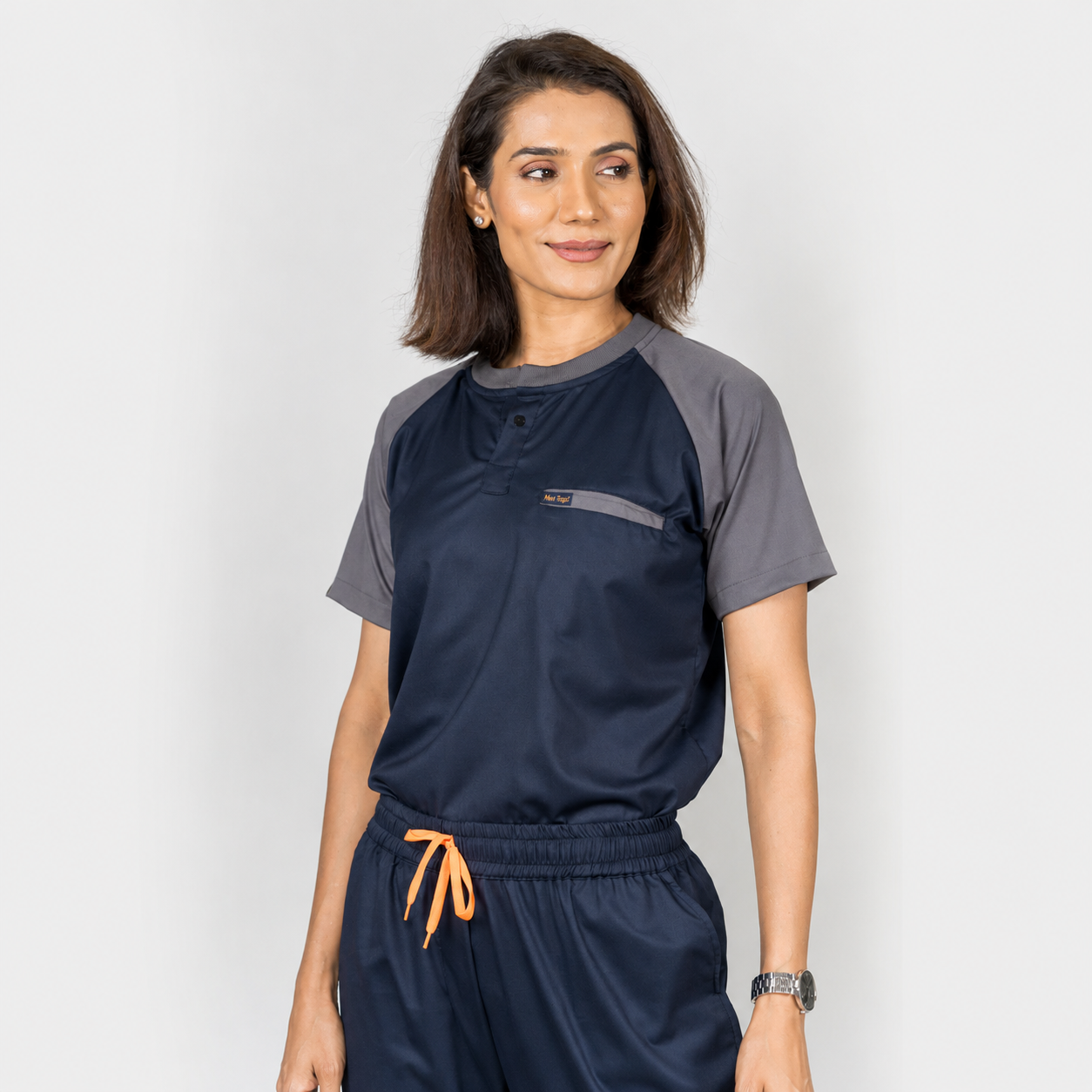 Pro-fit Blue Grey Dual scrubs
