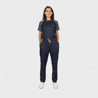 Pro-fit Blue Grey Dual women scrubs