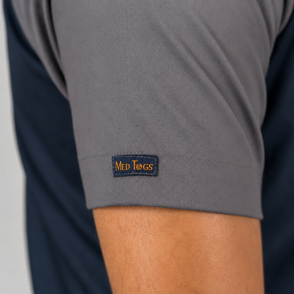 Pro-fit Grey Blue Dual women scrubs