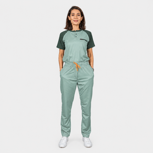 Pro-fit Mint Green Dual Women's Scrubs