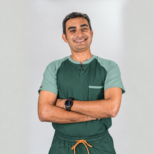 Pro-fit Green Mint Dual Scrubs