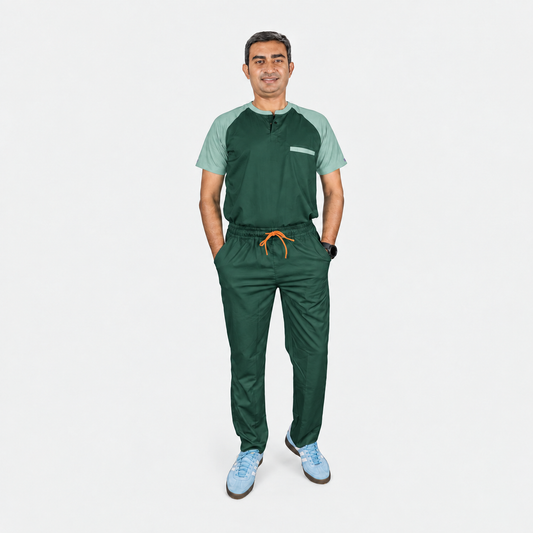 Pro-fit Green Mint Dual Scrubs
