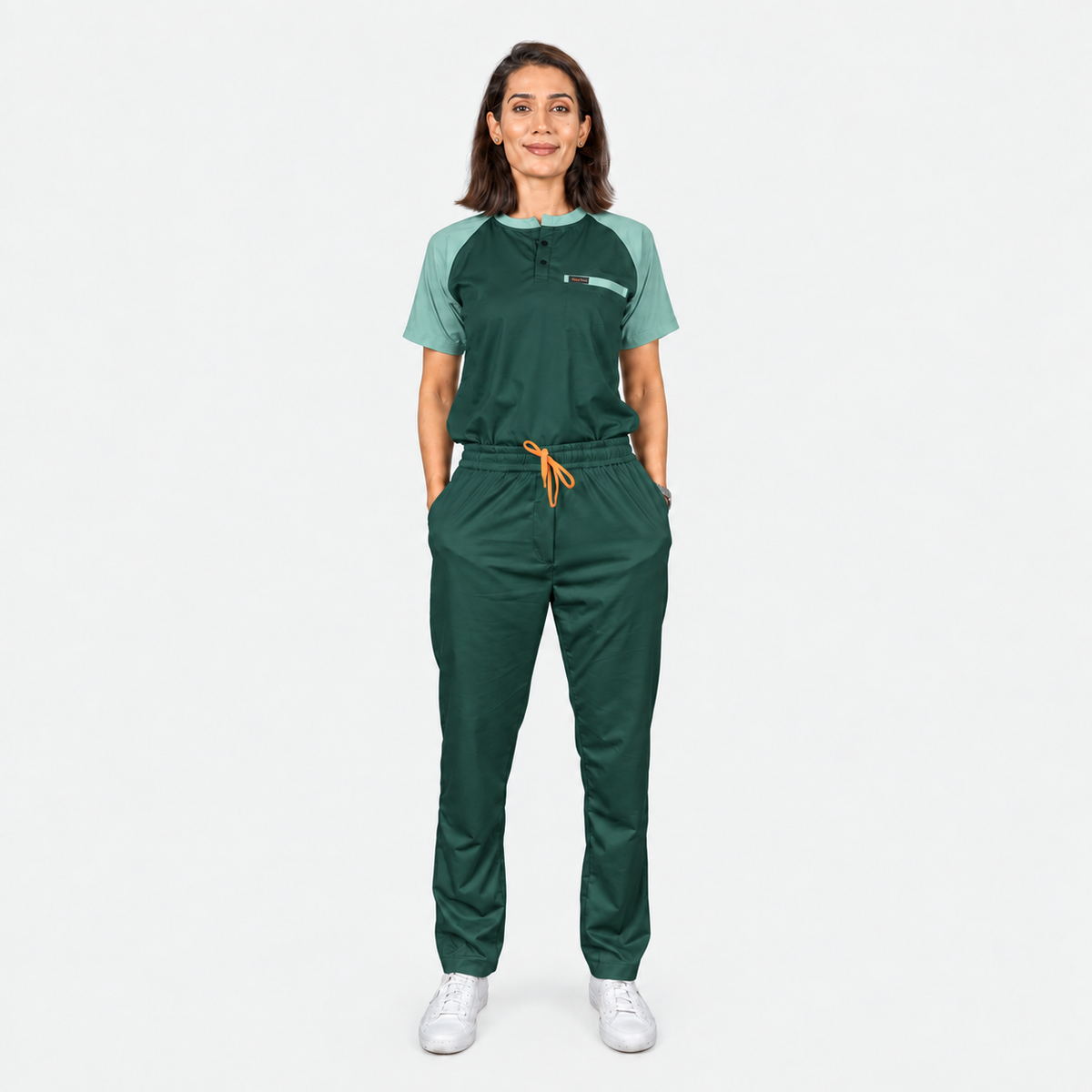 Pro-fit Green Mint Dual Women's Scrubs