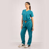 Teal blue Everyday Scrubs – Women V-Neck