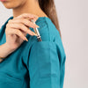 Teal blue Everyday Scrubs – Women V-Neck