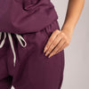 Burgundy Everyday Scrubs – Women High Neck