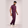 Burgundy Everyday Scrubs – Men V-Neck