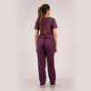 Burgundy Everyday Scrubs – Women V-Neck