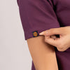 Burgundy Everyday Scrubs – Women V-Neck