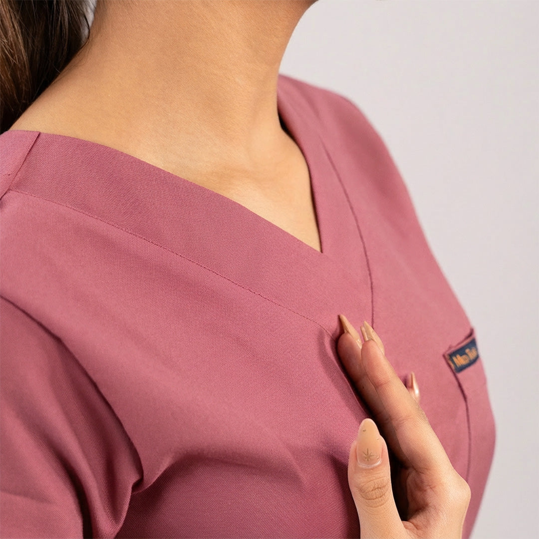 Coral Everyday Scrubs – Women V-Neck