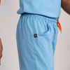 Sky blue Everyday Scrubs: Men High Neck