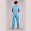 Sky blue Everyday Scrubs: Men High Neck