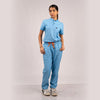 Sky blue Everyday Scrubs – Women High Neck
