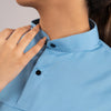 Sky blue Everyday Scrubs – Women High Neck