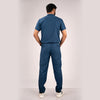 Navy Blue Everyday Scrubs - Men High Neck