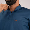 Navy Blue Everyday Scrubs - Men High Neck