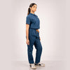 Navy Blue Everyday Scrubs – Women High Neck