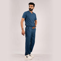 Navy Blue Everyday Scrubs – Men V-Neck