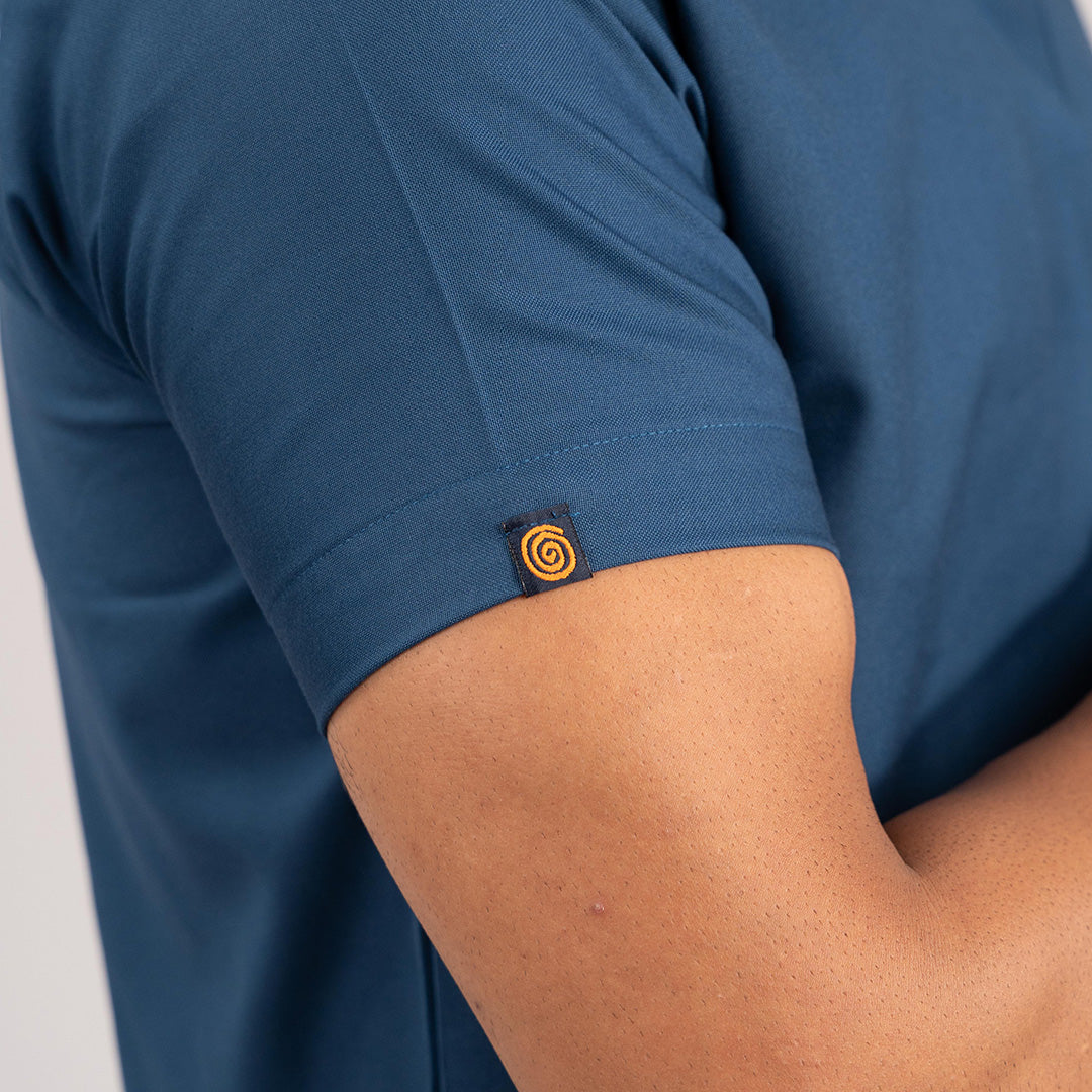 Navy Blue Everyday Scrubs – Men V-Neck