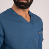 Navy Blue Everyday Scrubs – Men V-Neck