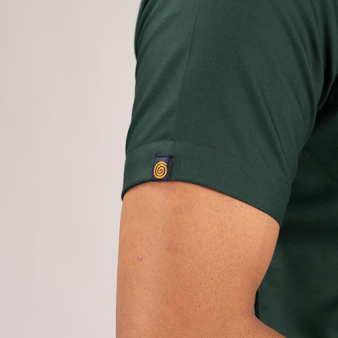Surgical Green Everyday Scrubs - Men High Neck
