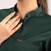Surgical Green Everyday Scrubs – Women High Neck