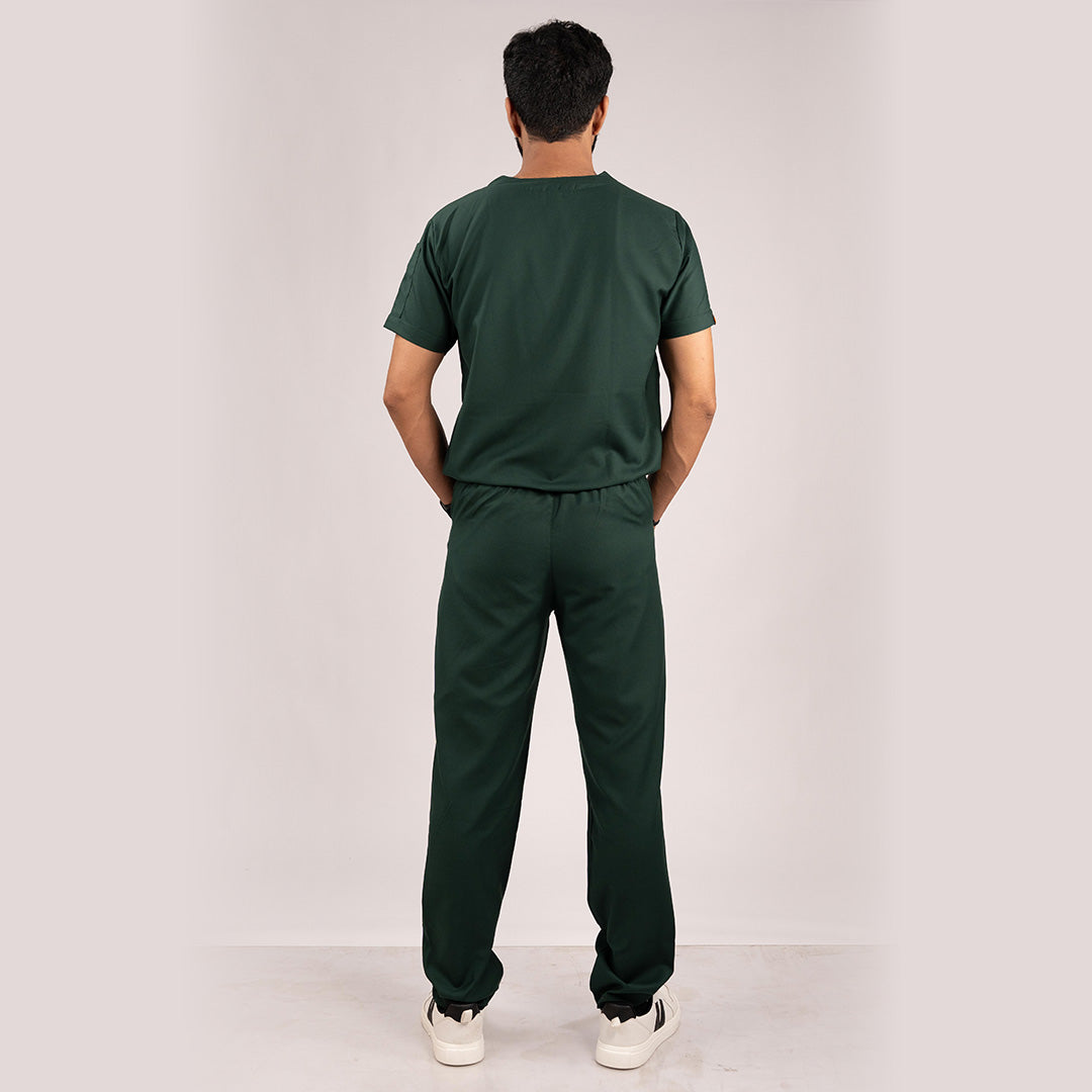 Surgical Green Everyday Scrubs – Men V-Neck