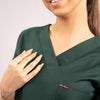 Surgical Green Everyday Scrubs – Women V-Neck