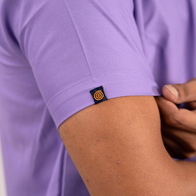Lilac Everyday Scrubs – Men V-Neck