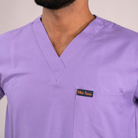 Lilac Everyday Scrubs – Men V-Neck