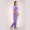 Lilac Everyday Scrubs – Women High Neck