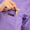 Lilac Everyday Scrubs – Women High Neck