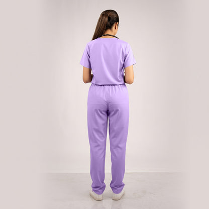 Lilac Everyday Scrubs – Women V-Neck