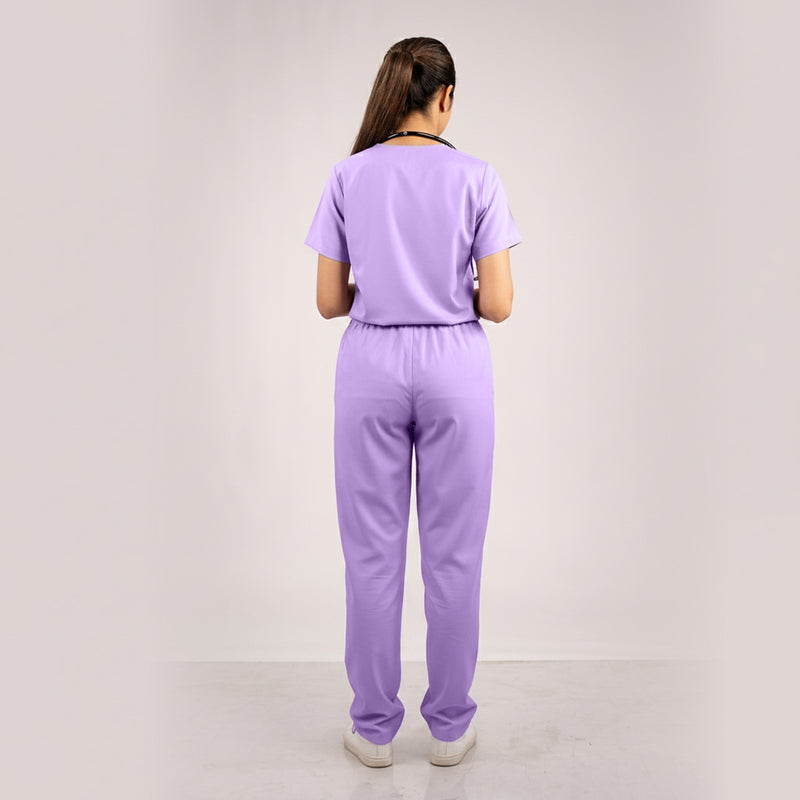 Lilac Everyday Scrubs – Women V-Neck