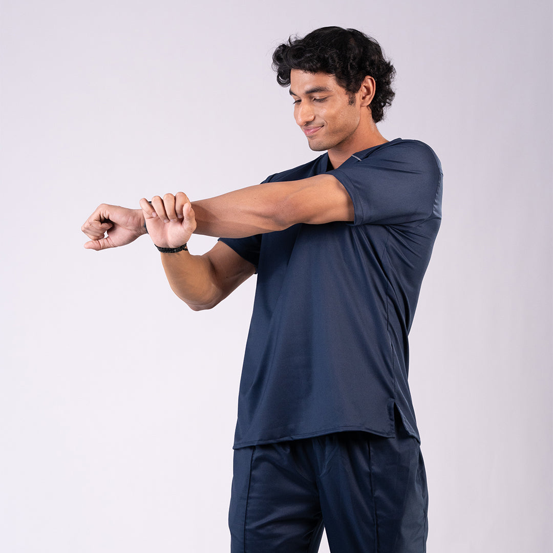 Pro-fit Navy Vneck Men scrubs