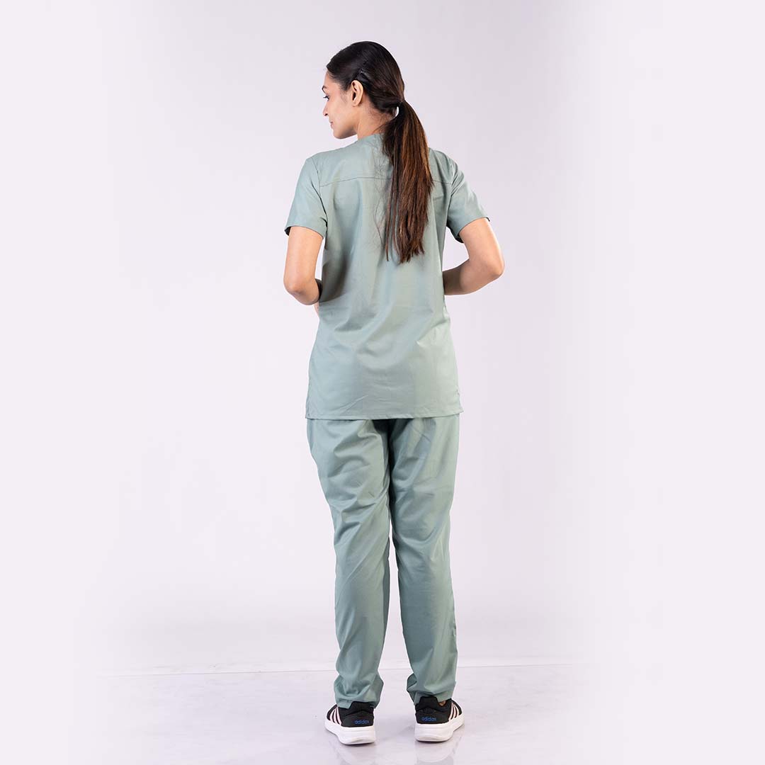 Pro-fit Mint Vneck Women scrubs