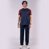 Pro-fit Blue Maroon Dual Scrubs