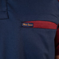 Pro-fit Blue Maroon Dual Scrubs