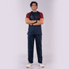 Pro-fit Blue Maroon Dual Scrubs