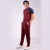 Pro-fit Maroon Navy Dual Scrubs