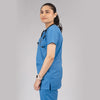 Pro-fit Ocean Blue Vneck Women scrubs