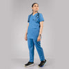 Pro-fit Ocean Blue Vneck Women scrubs