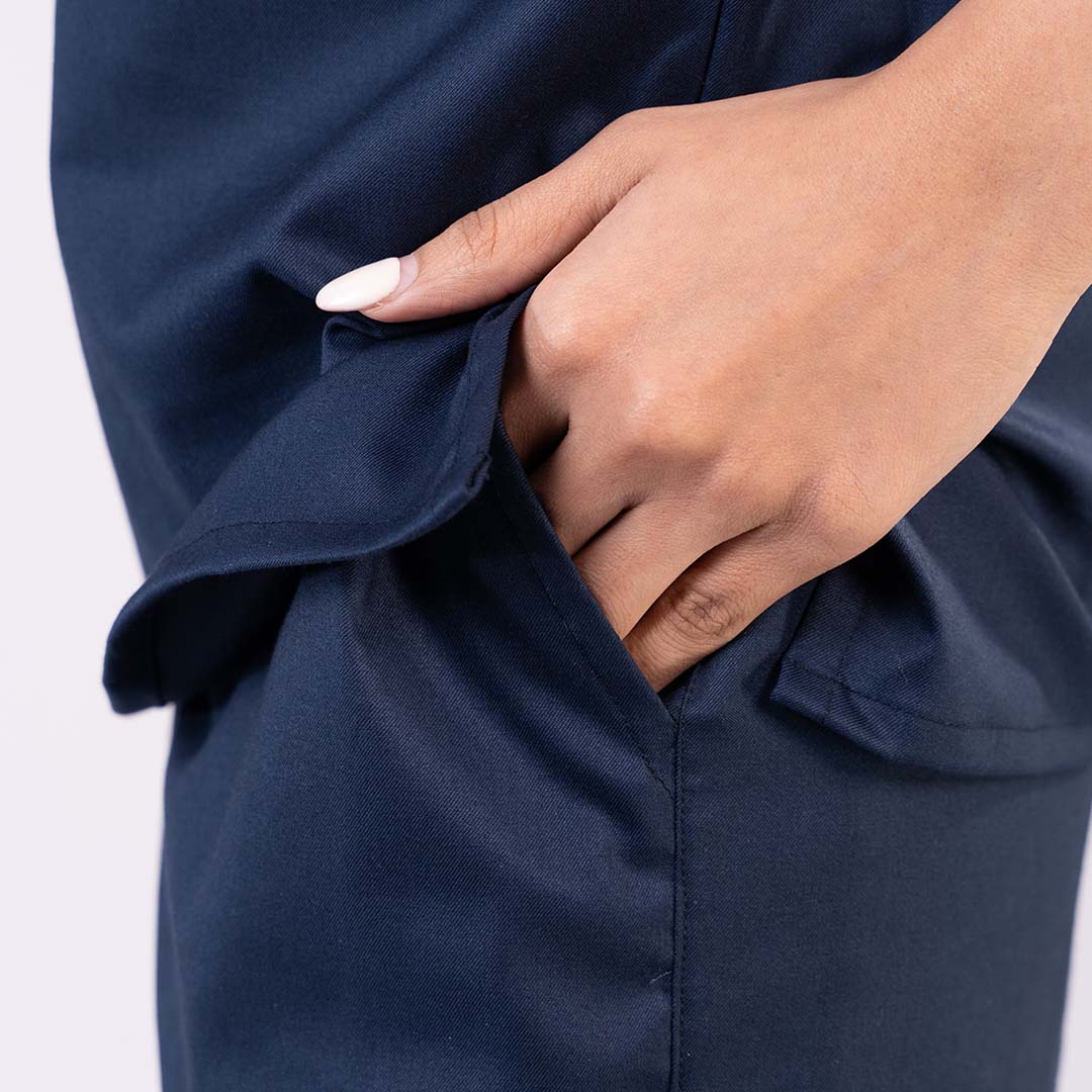 Pro-fit Blue Maroon Dual women scrubs