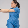 Pro-fit Ocean Blue Vneck Women scrubs