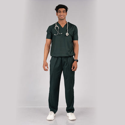 Pro-fit Nature Green Vneck Men scrubs