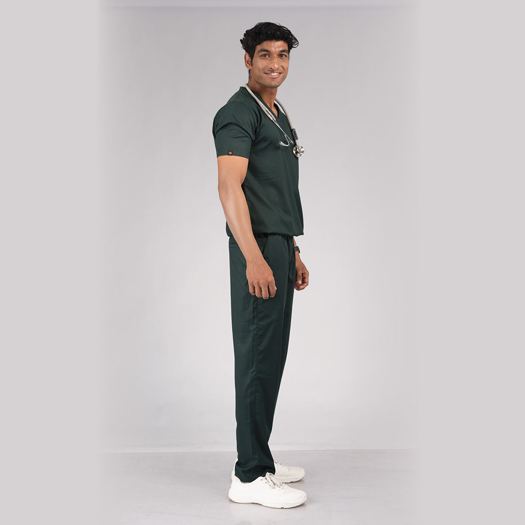 Pro-fit Nature Green Vneck Men scrubs