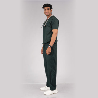 Pro-fit Nature Green Vneck Men scrubs