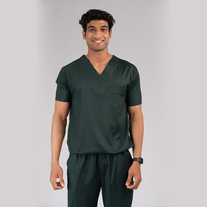 Pro-fit Nature Green Vneck Men scrubs