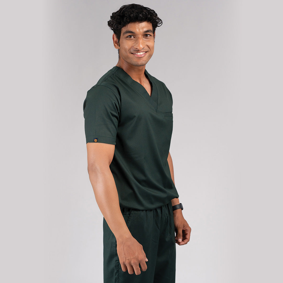 Pro-fit Nature Green Vneck Men scrubs