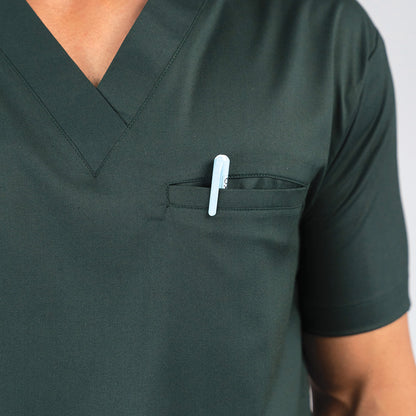 Pro-fit Nature Green Vneck Men scrubs